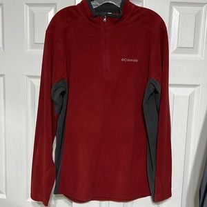 Men’s Columbia 1/4 zip fleece jacket